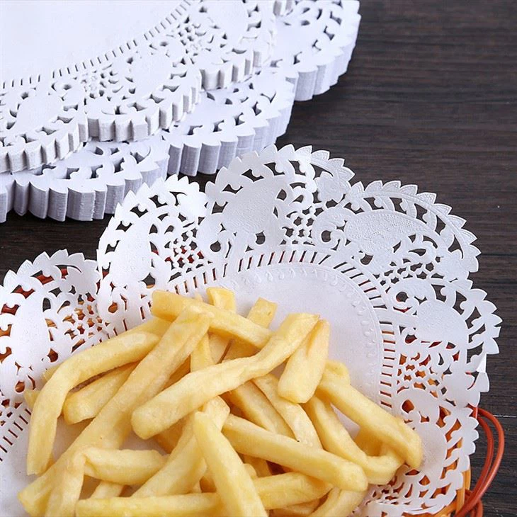 Tapets de paper d'encaix blanc